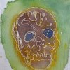 skull in batik